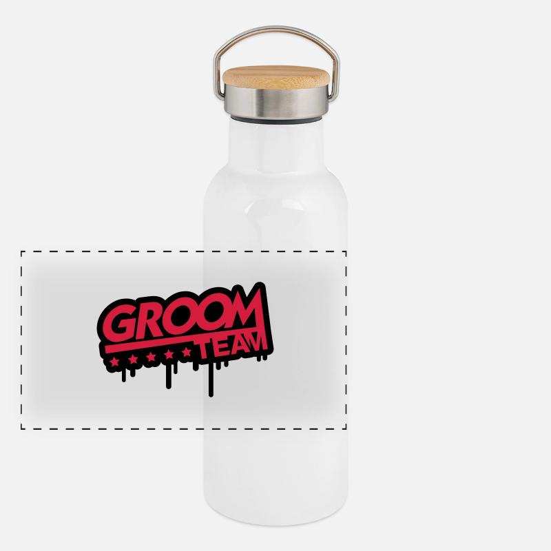 groom_team_do2 Gourde isotherme avec bouchon en bambou