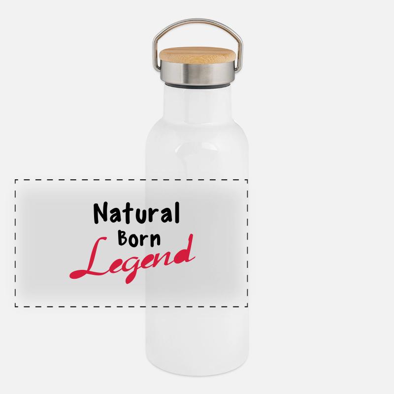 Born Legend Panoramic Thermal Bottle with Bamboo Lid