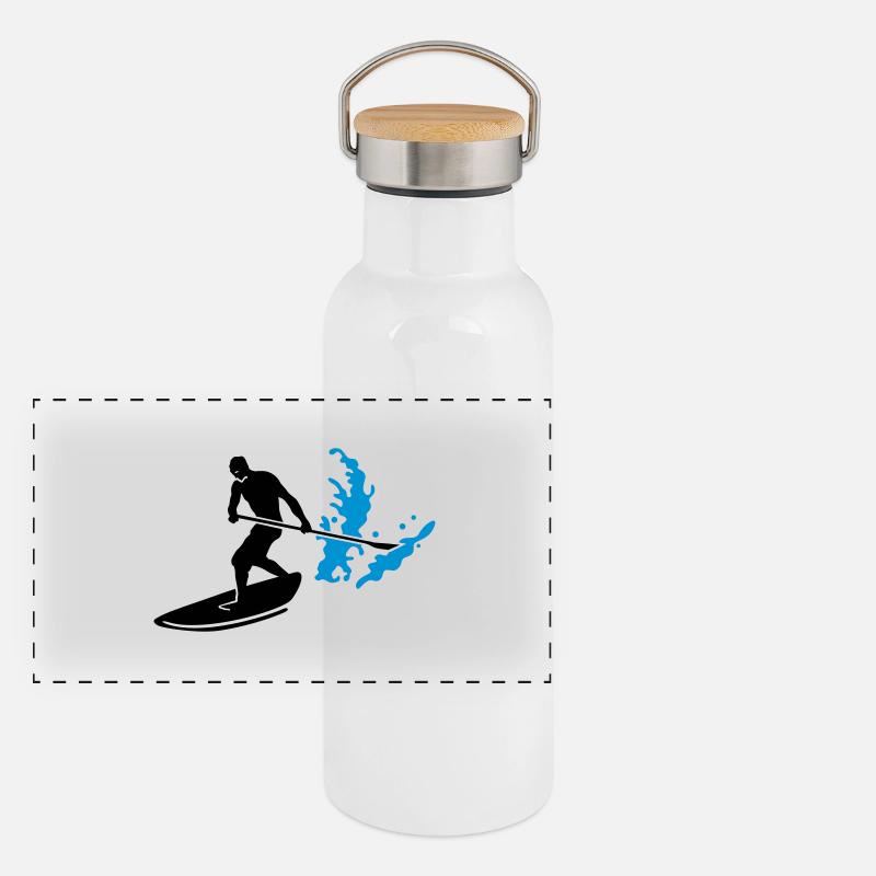 paddleboard Gourde isotherme avec bouchon en bambou