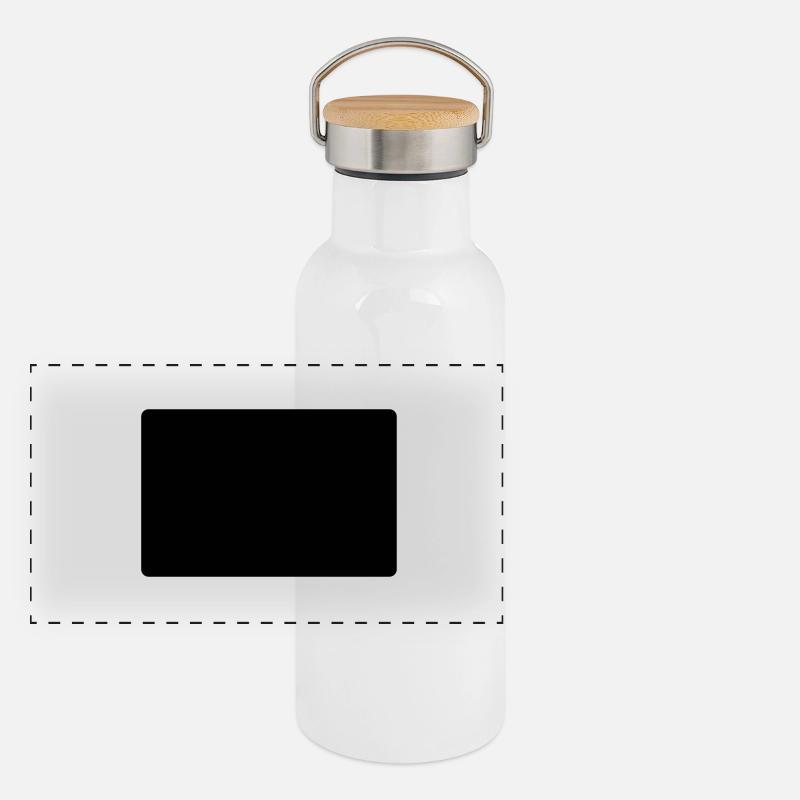 hello my name is leo Panoramic Thermal Bottle with Bamboo Lid