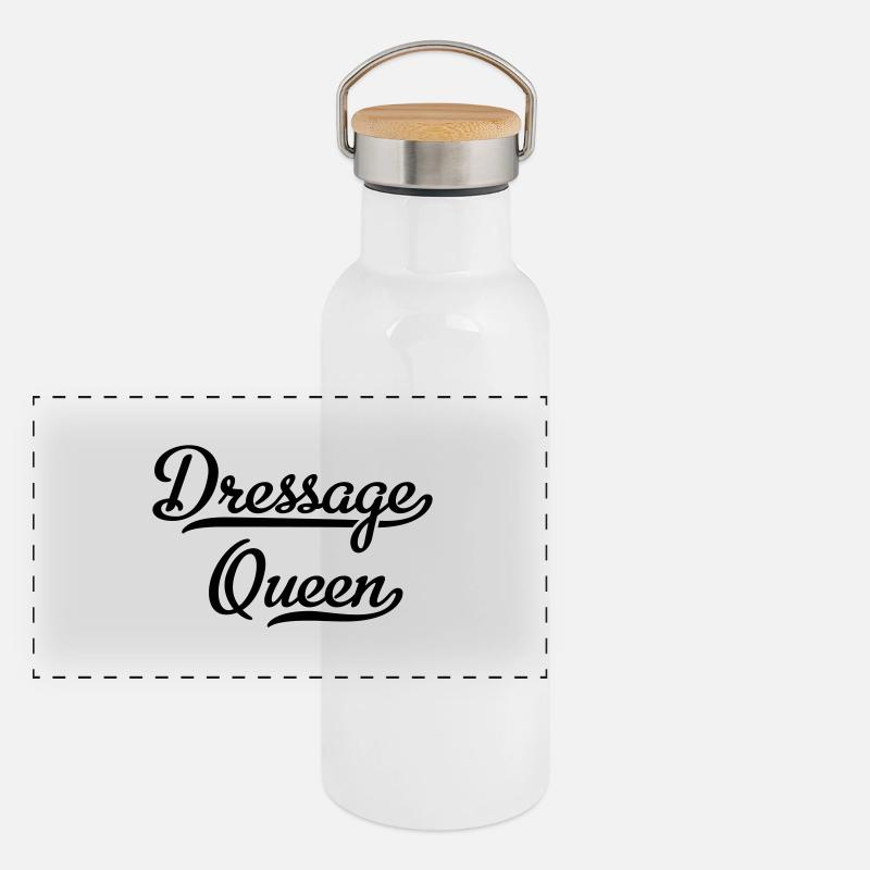 Dressur Panorama Thermosflasche mit Bambusdeckel