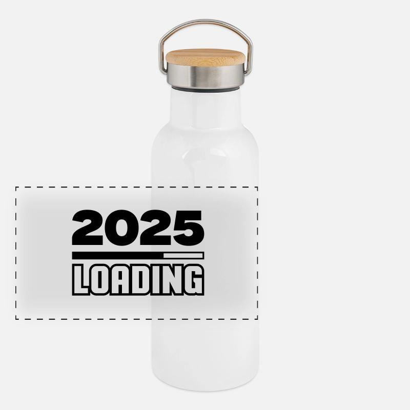 loading 2025 Panorama Thermosflasche mit Bambusdeckel