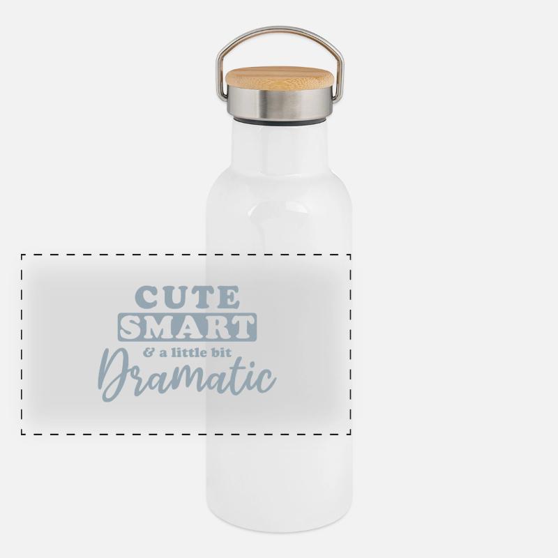 Cute, smart and a little bit dramatic Panoramic Thermal Bottle with Bamboo Lid