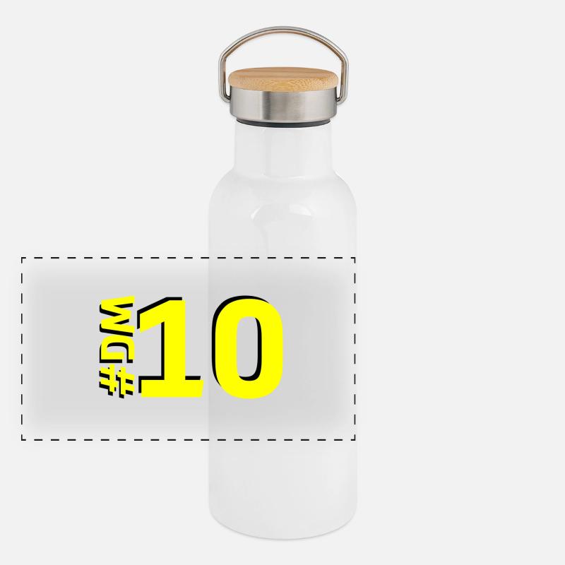 DM10-KARTON Panorama Thermosflasche mit Bambusdeckel