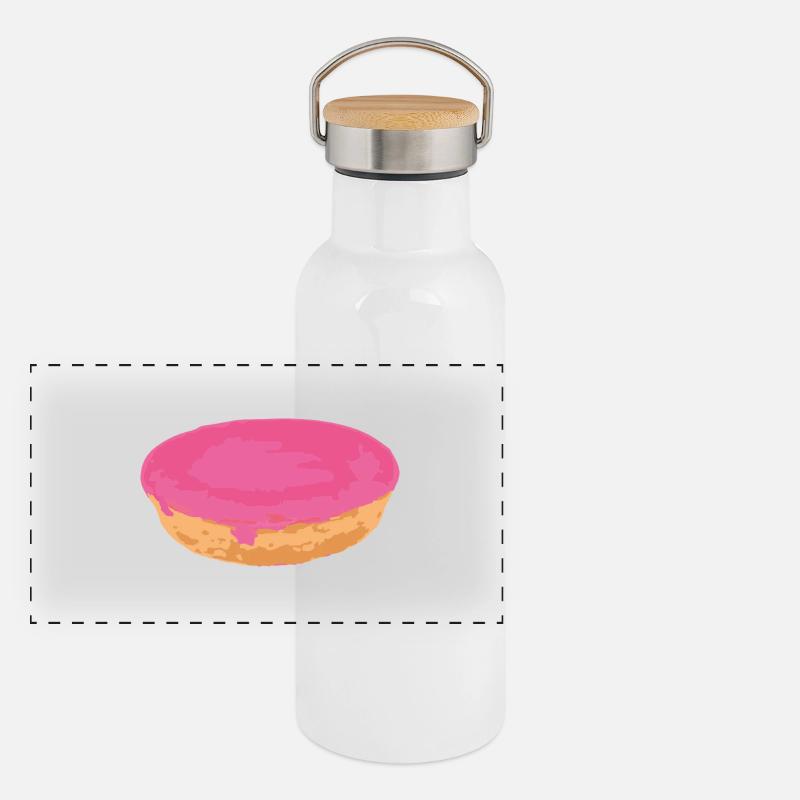 Casse-croûte : le gâteau rose de la cantine ! Gourde isotherme avec bouchon en bambou