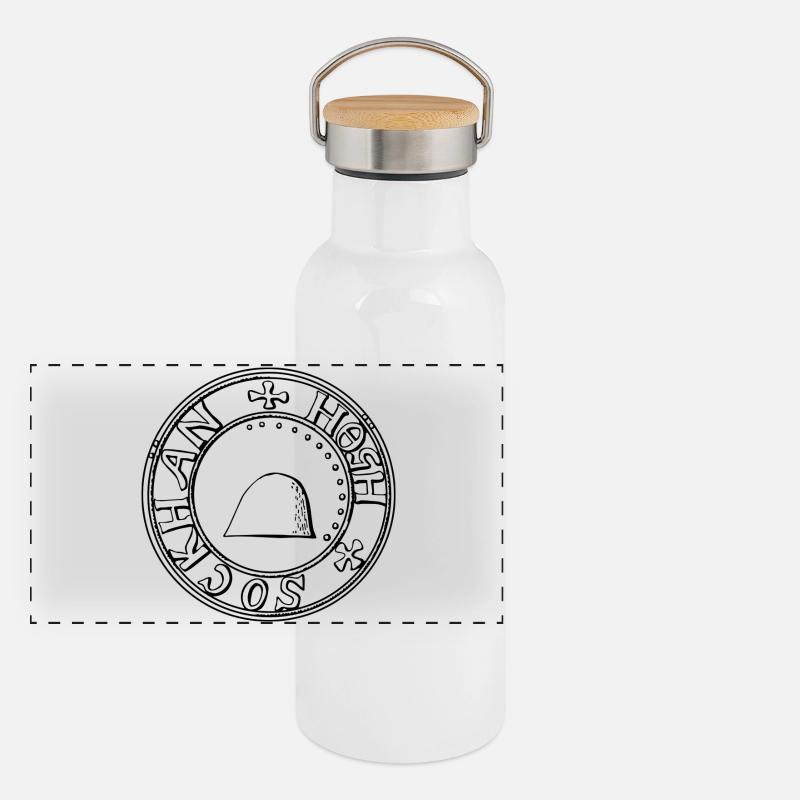 Haut Gourde isotherme avec bouchon en bambou