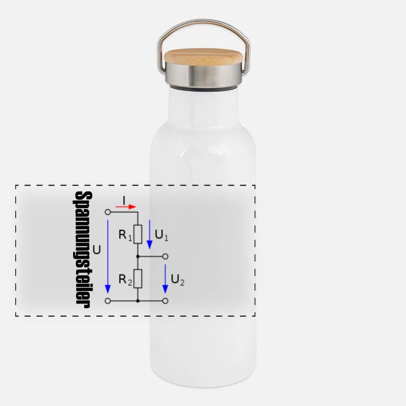 Electrical engineering shirt Panoramic Thermal Bottle with Bamboo Lid