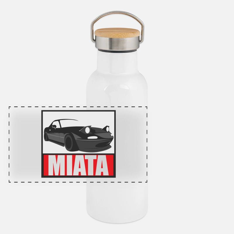 Miata Panorama Thermosflasche mit Bambusdeckel