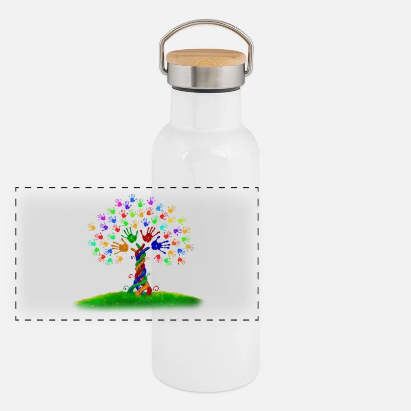 the lively variety Panoramic Thermal Bottle with Bamboo Lid
