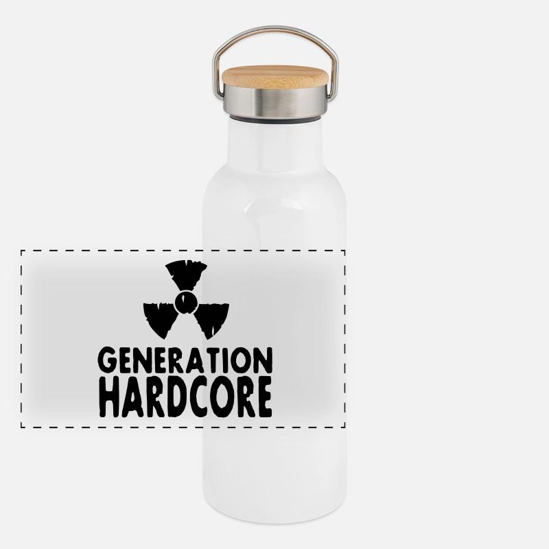 generation Gourde isotherme avec bouchon en bambou