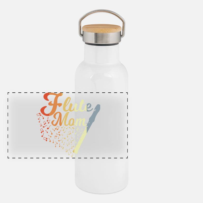 Mère flûte Gourde isotherme avec bouchon en bambou