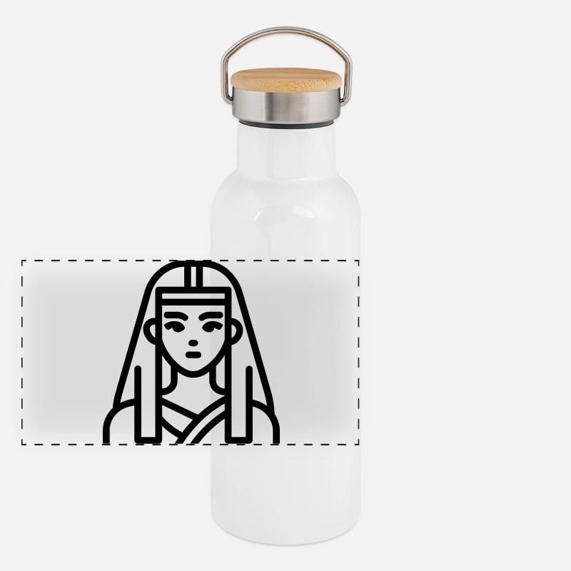 pharaon Gourde isotherme avec bouchon en bambou