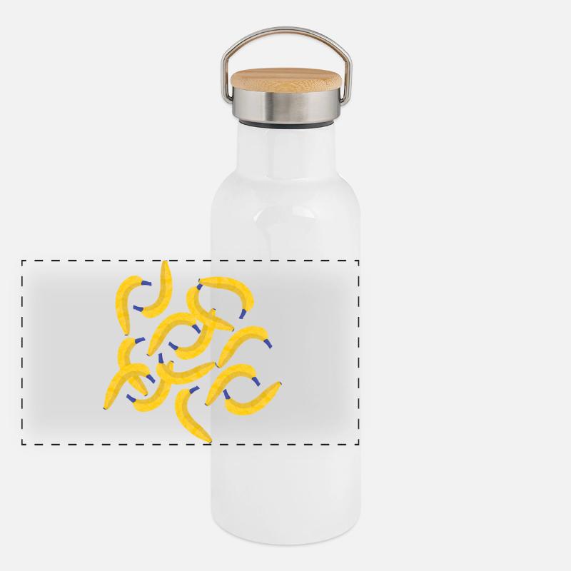 Bananas Panoramic Thermal Bottle with Bamboo Lid