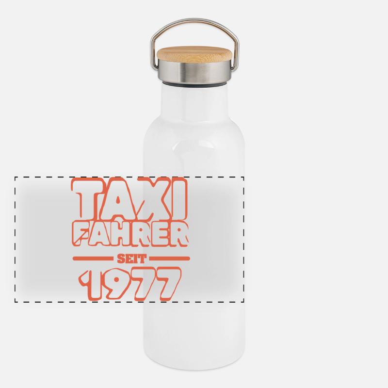 1977 Gourde isotherme avec bouchon en bambou