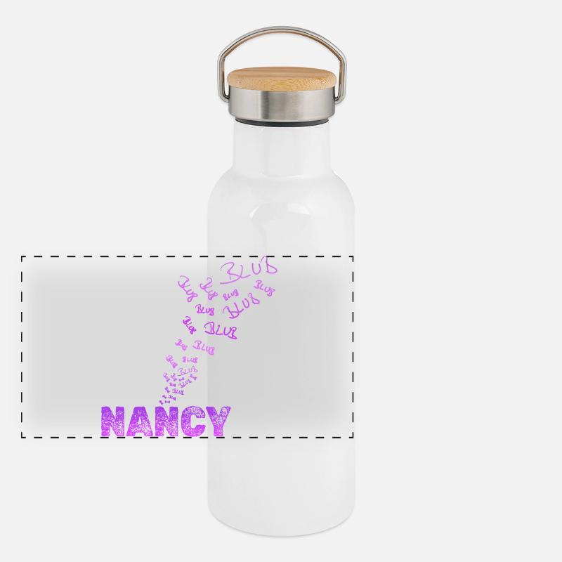 Spass  Panorama Thermosflasche mit Bambusdeckel