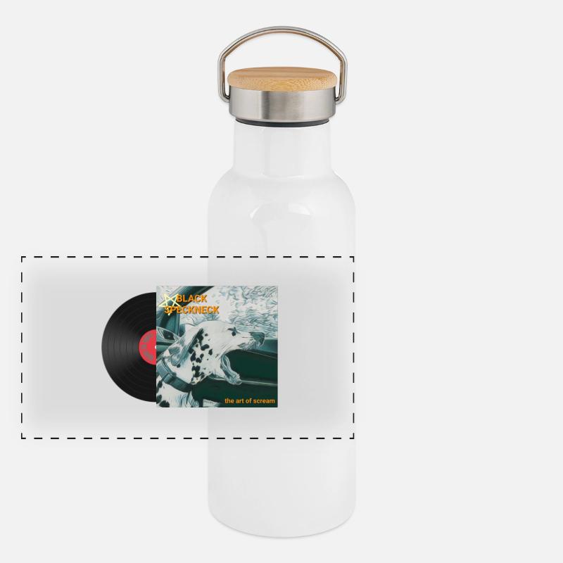 Panorama Thermosflasche mit Bambusdeckel
