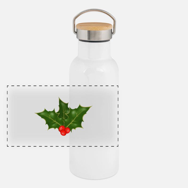 Holly Panorama Thermosflasche mit Bambusdeckel