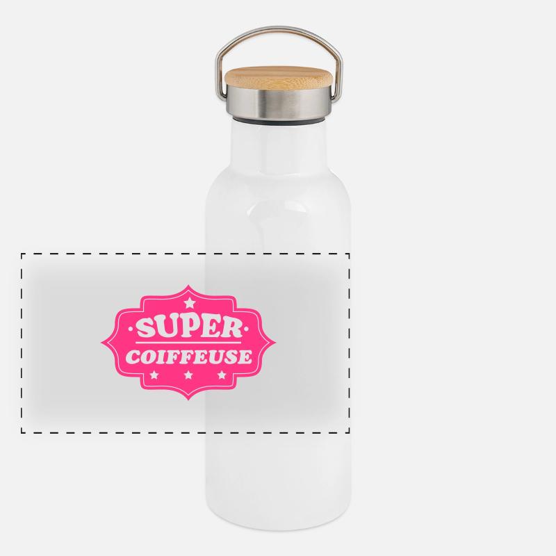 Super coiffeuse Panoramic Thermal Bottle with Bamboo Lid
