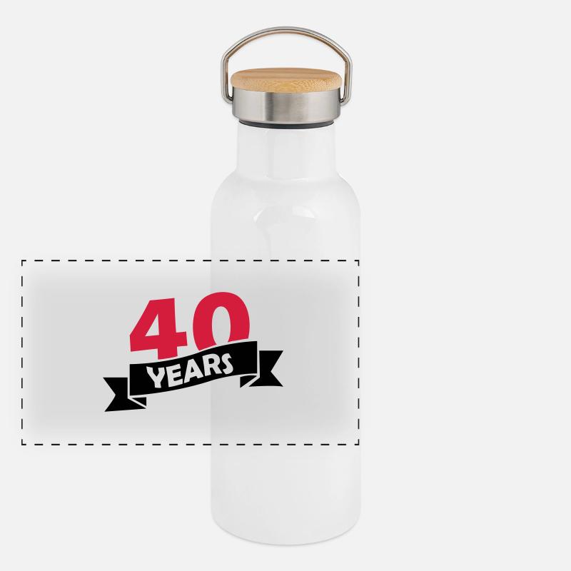 40_years Panoramic Thermal Bottle with Bamboo Lid
