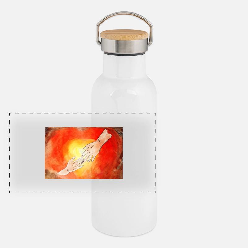 divine mouthguard Panoramic Thermal Bottle with Bamboo Lid