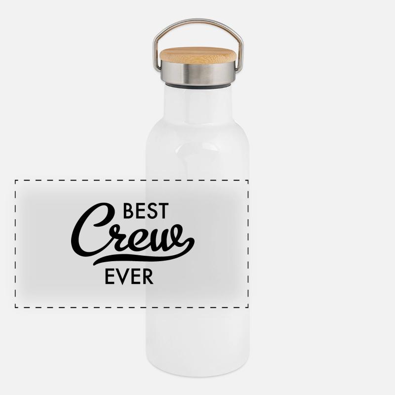Crew Panorama Thermosflasche mit Bambusdeckel