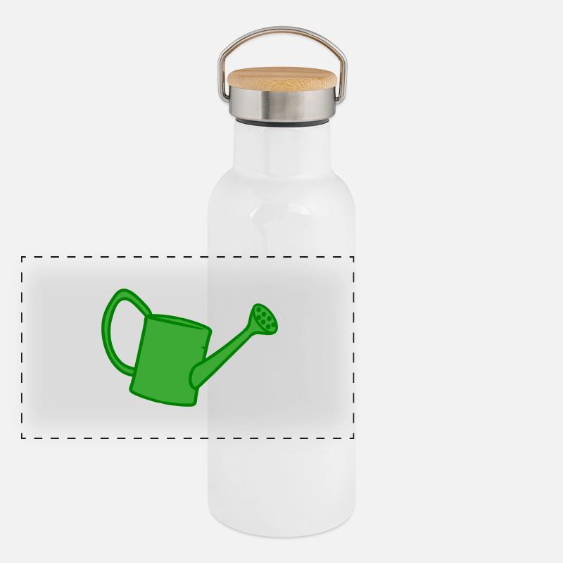 Arrosoir Gourde isotherme avec bouchon en bambou