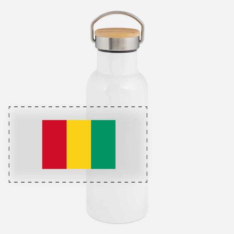 Guinea Panorama Thermosflasche mit Bambusdeckel