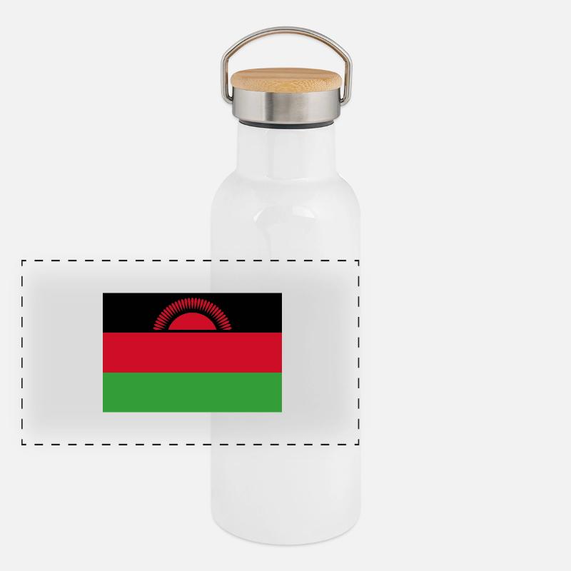Malawia Gourde isotherme avec bouchon en bambou