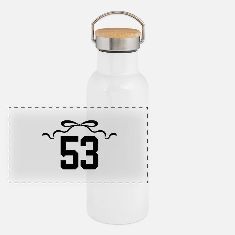 Issue 53 Knot - 53rd Anniversary Panoramic Thermal Bottle with Bamboo Lid