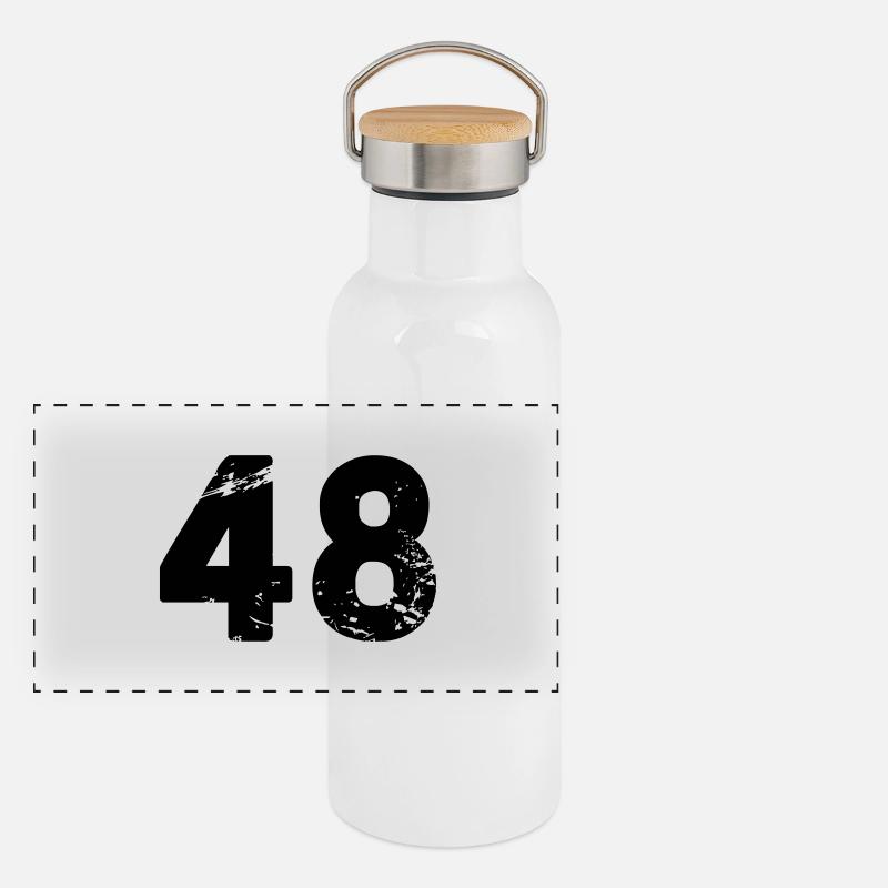 48 Panoramic Thermal Bottle with Bamboo Lid