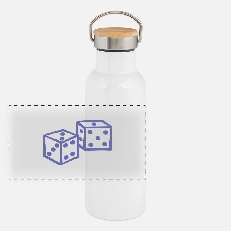 martoni Gourde isotherme avec bouchon en bambou