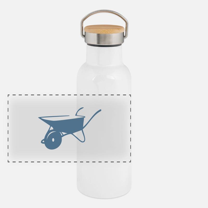 panier Gourde isotherme avec bouchon en bambou