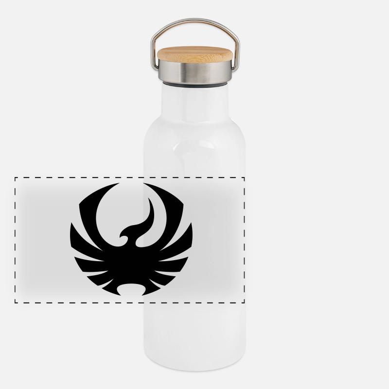 Phönix Panorama Thermosflasche mit Bambusdeckel