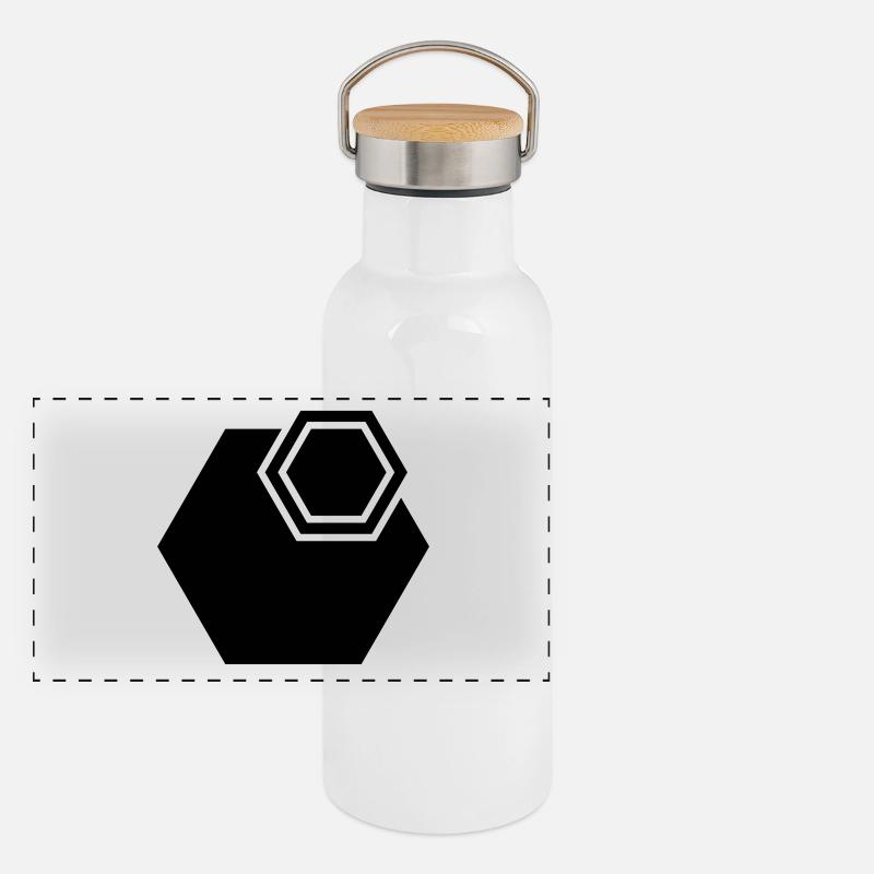 ESAGONO 01 Thermos con coperchio in bambù