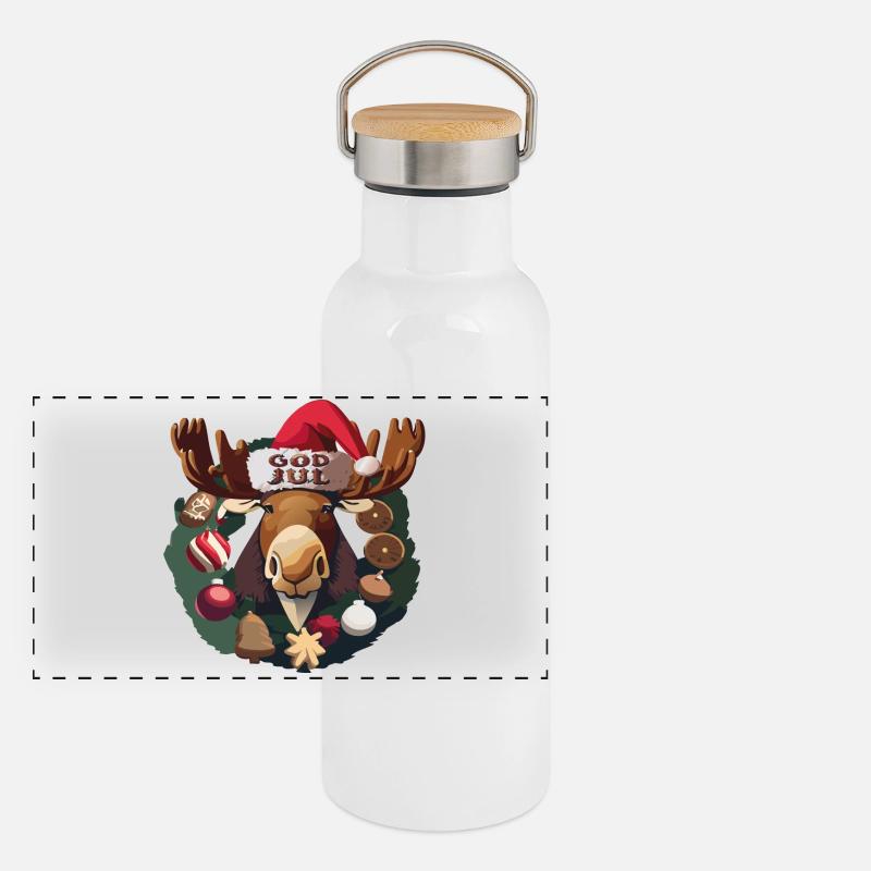 Dieu Jul - Orignal - Mousses Gourde isotherme avec bouchon en bambou
