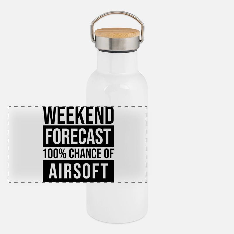 Airsoft Panoramic Thermal Bottle with Bamboo Lid