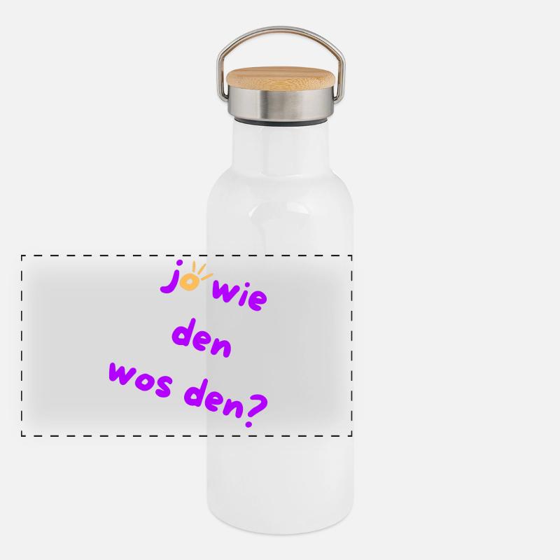 Comment? Pourquoi? Argot 🤠 autrichien Gourde isotherme avec bouchon en bambou