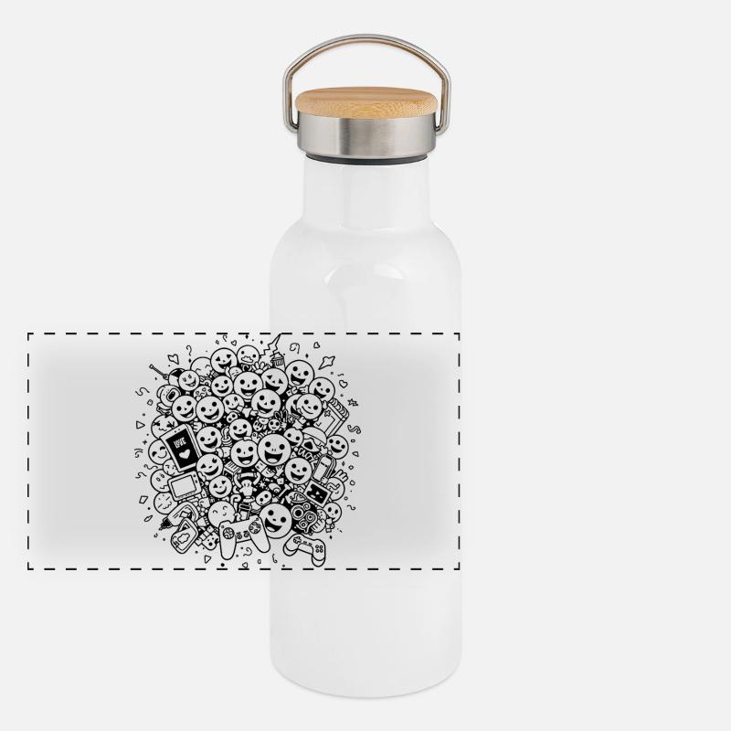 Gambler generation Panoramic Thermal Bottle with Bamboo Lid