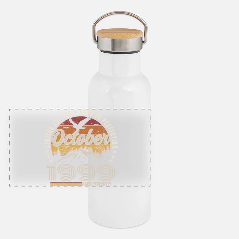 October 1999 Birthday Gift - October 1999 Panoramic Thermal Bottle with Bamboo Lid