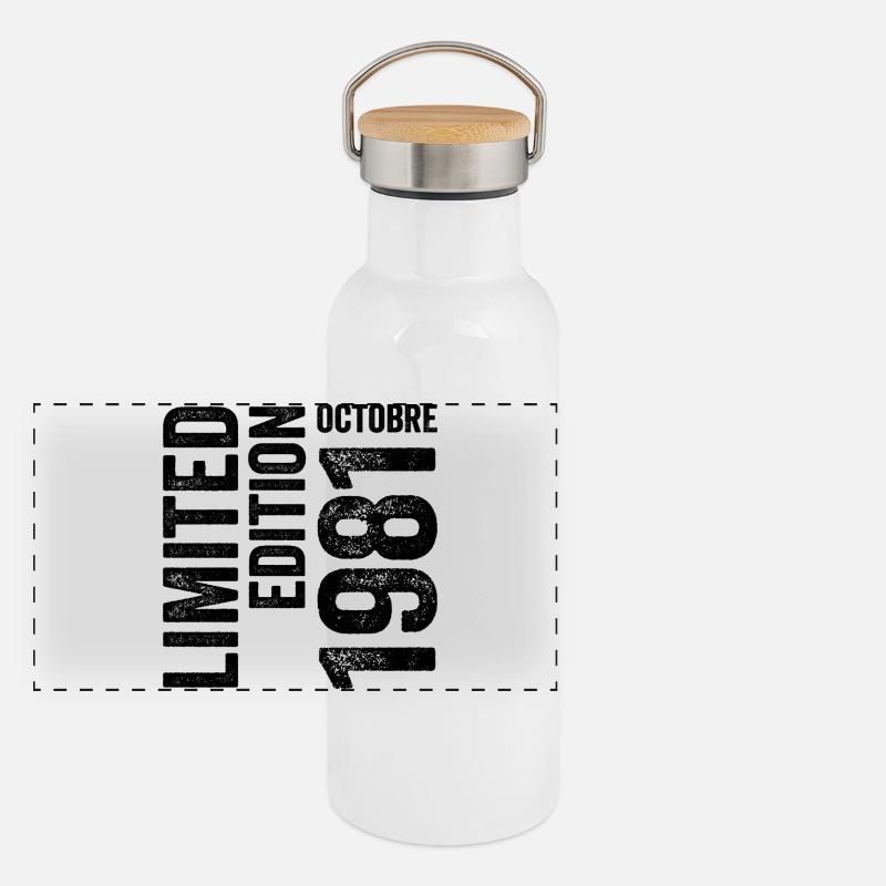 1981 Panoramic Thermal Bottle with Bamboo Lid