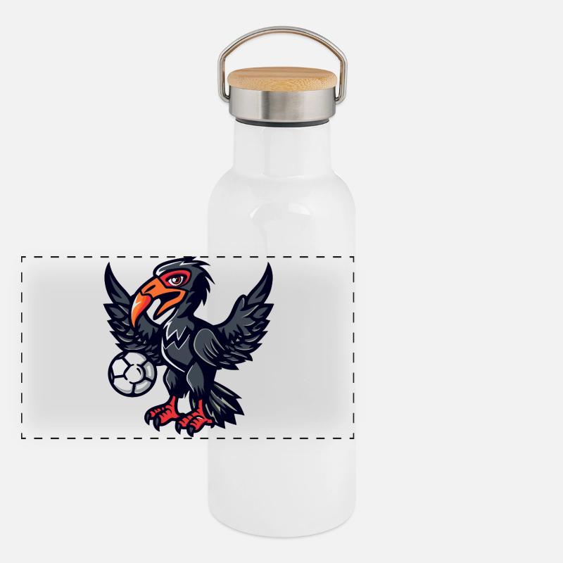 Arrow Crow Ball Hero Panoramic Thermal Bottle with Bamboo Lid