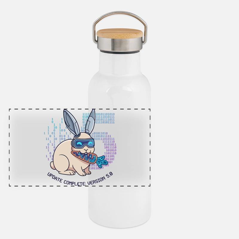 Mise à jour : Complete 5.0 Cyber Rabbit Gourde isotherme avec bouchon en bambou