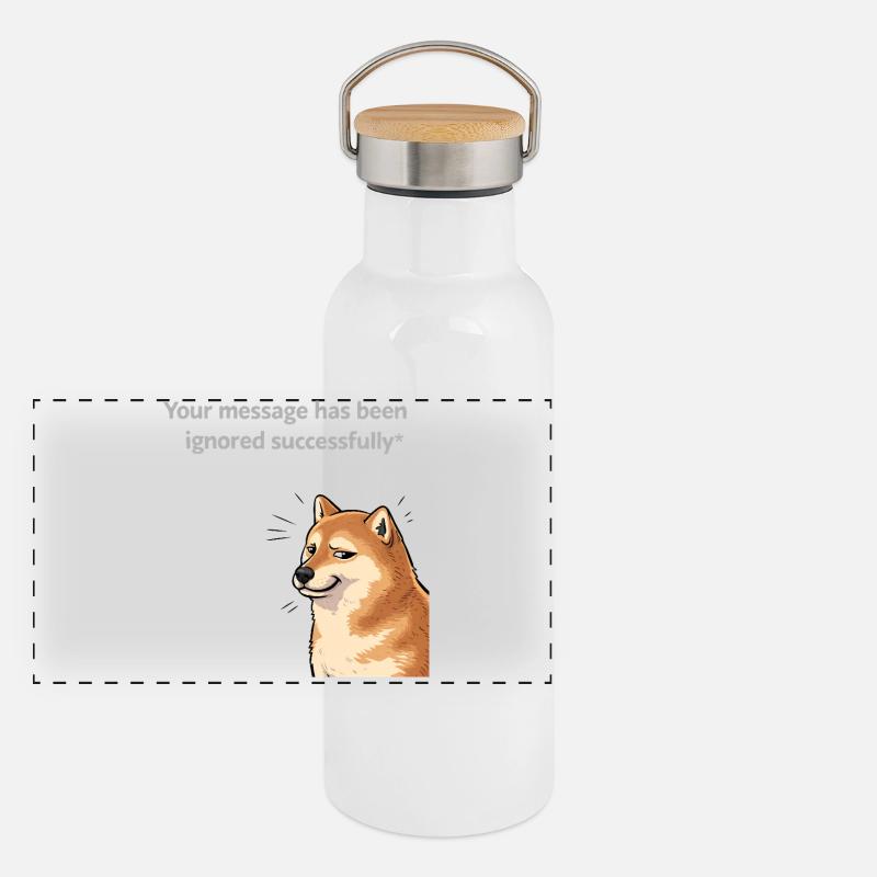 Deine Nachricht wurde erfolgreich ignoriert Panorama Thermosflasche mit Bambusdeckel