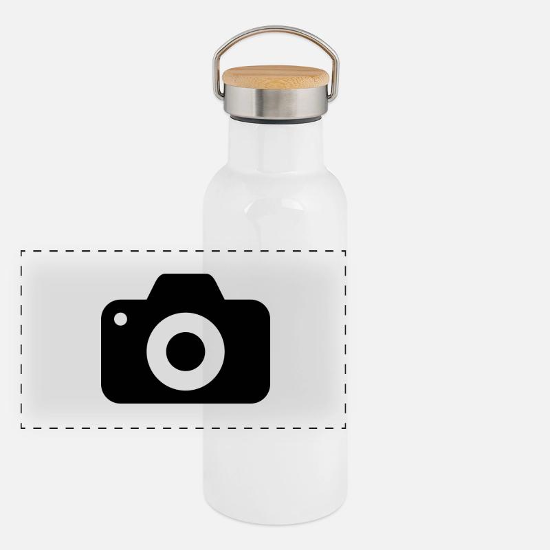 camera Panoramic Thermal Bottle with Bamboo Lid