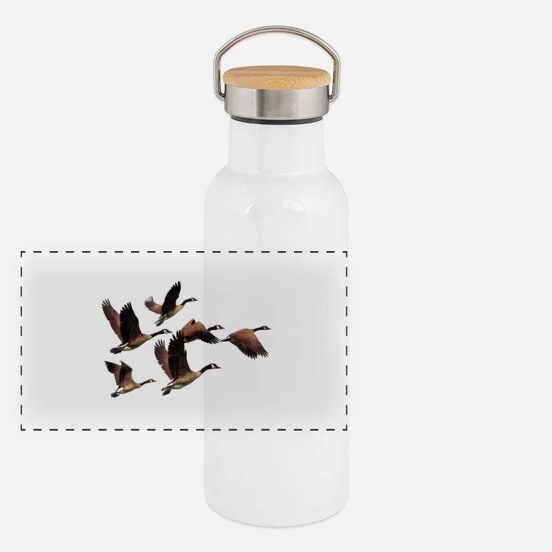 ducks Panoramic Thermal Bottle with Bamboo Lid