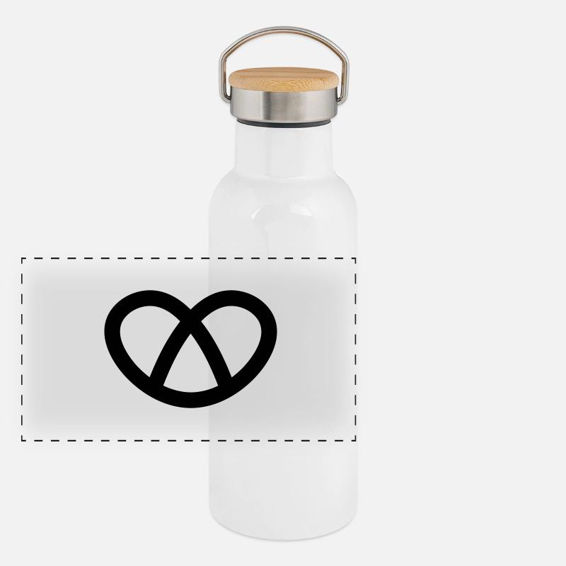 Bredzel Gourde isotherme avec bouchon en bambou