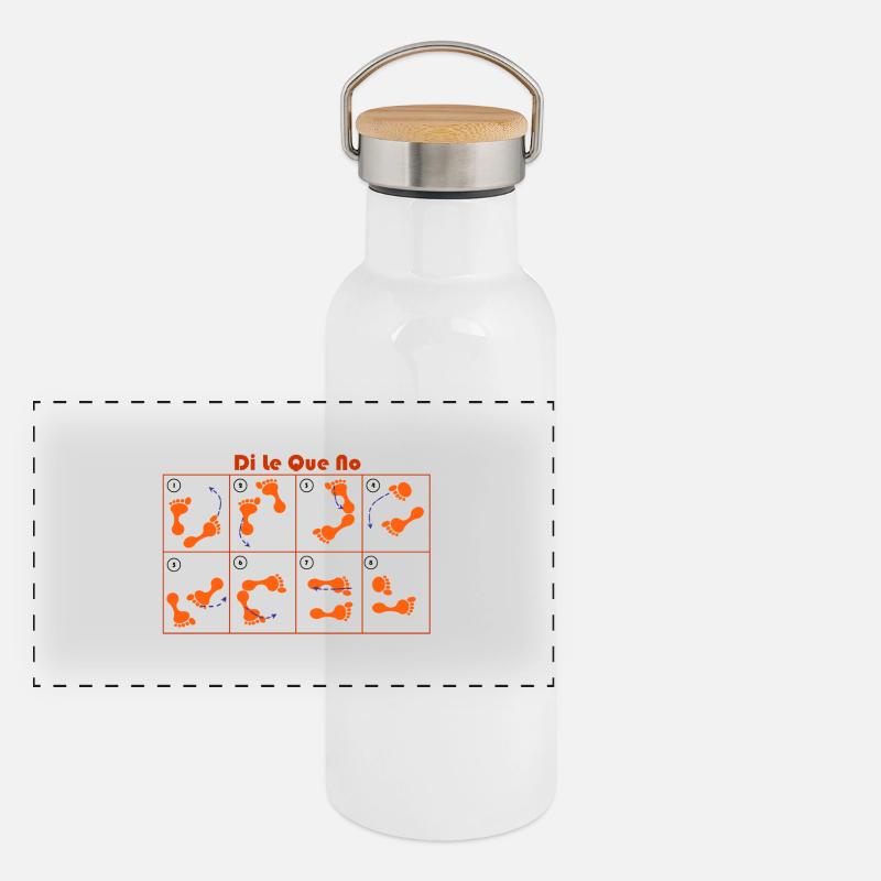 salsa Panoramic Thermal Bottle with Bamboo Lid