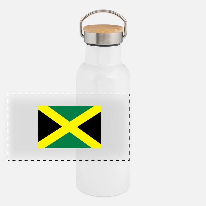 Jamaica Panoramic Thermal Bottle with Bamboo Lid