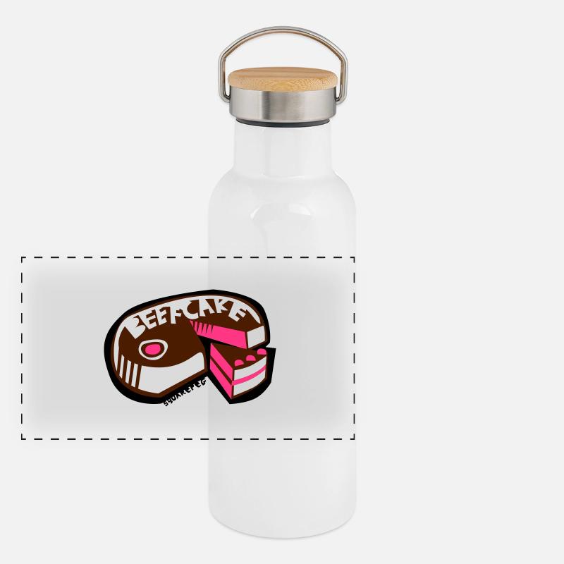 beefcake Panoramic Thermal Bottle with Bamboo Lid