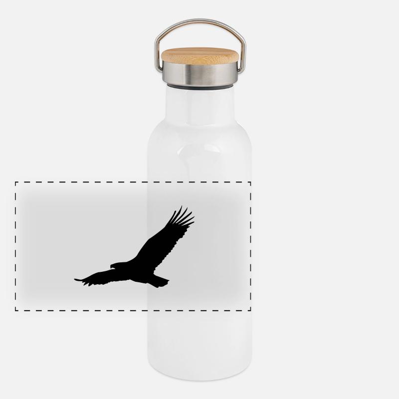 Adler Panorama Thermosflasche mit Bambusdeckel